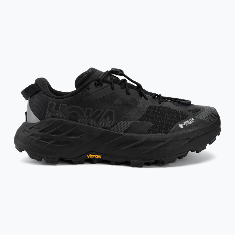 Women's running shoes HOKA Speedgoat 7 GTX black/carbon black 2