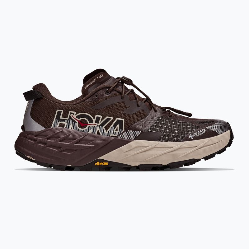 Men's running shoes HOKA Speedgoat 7 GTX Wide spiced chocolate/river rock grey 2