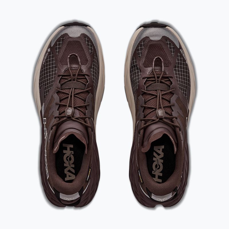 Men's running shoes HOKA Speedgoat 7 GTX Wide spiced chocolate/river rock grey 8