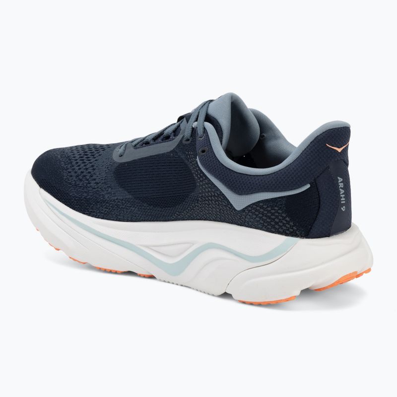 Women's running shoes HOKA Arahi 9 Wide varsity navy/faded navy 3