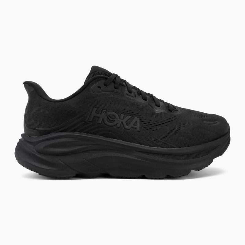 Men's running shoes HOKA Clifton 11 Wide black/black 2