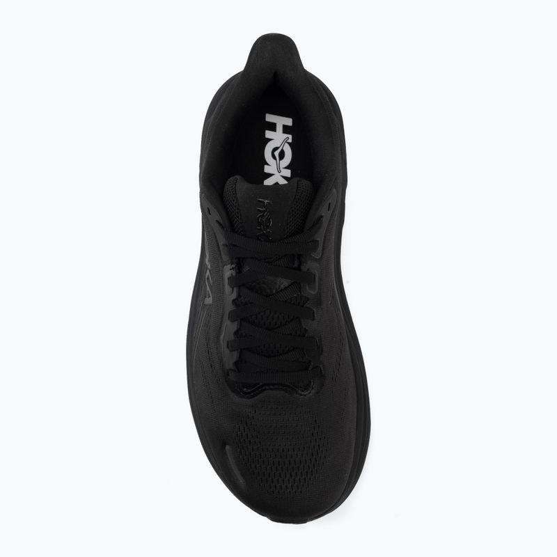 Men's running shoes HOKA Clifton 11 Wide black/black 5