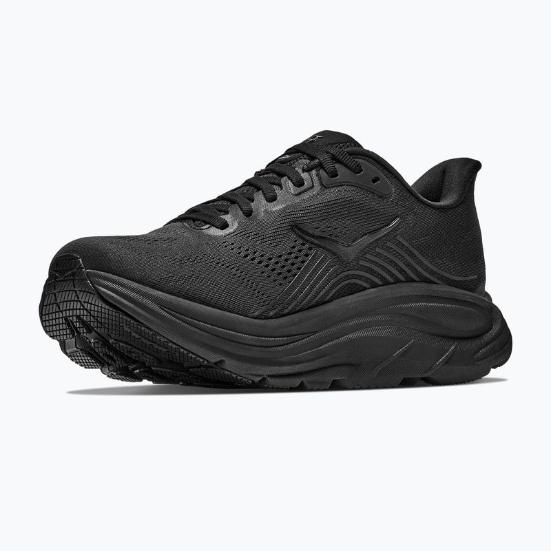 Men's running shoes HOKA Clifton 11 Wide black/black 4