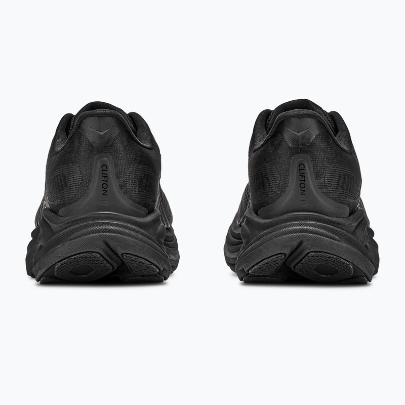 Men's running shoes HOKA Clifton 11 Wide black/black 6