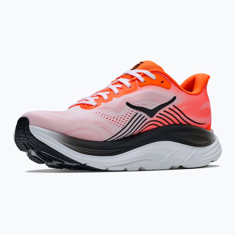 Men's running shoes HOKA Clifton 11 Wide neon tangerine/frost 3
