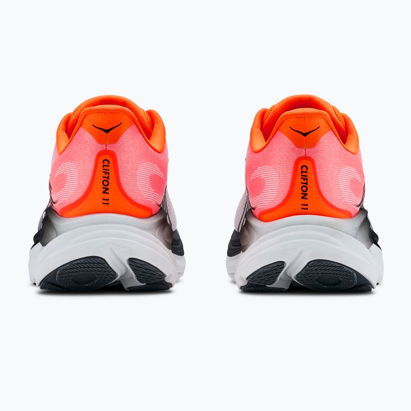 Men's running shoes HOKA Clifton 11 Wide neon tangerine/frost 5