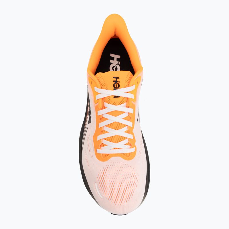 Men's running shoes HOKA Clifton 11 Wide neon tangerine/frost 5