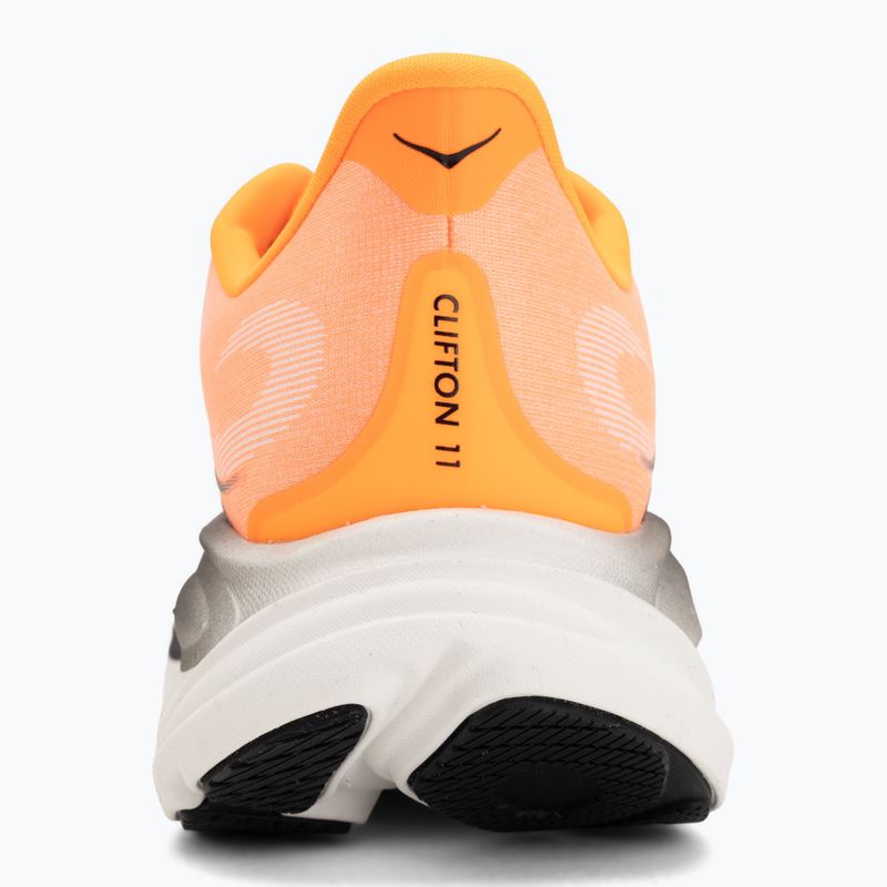 Men's running shoes HOKA Clifton 11 Wide neon tangerine/frost 6