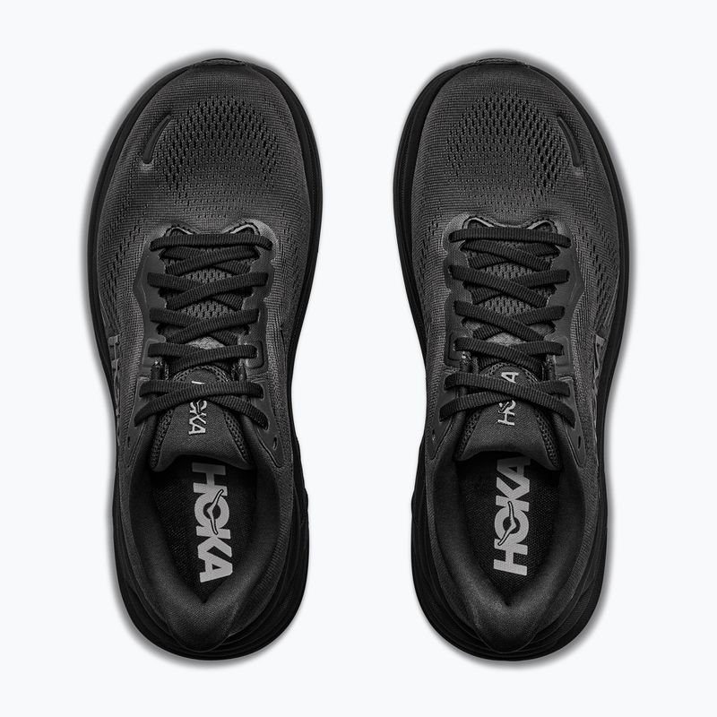 Men's running shoes HOKA Clifton 11 X-Wide black/black 8