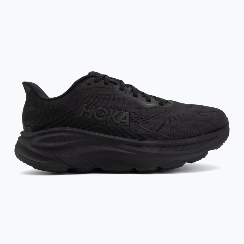 Men's running shoes HOKA Clifton 11 X-Wide black/black 2