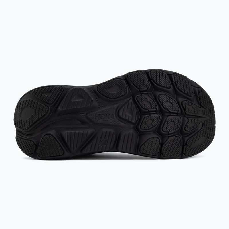 Men's running shoes HOKA Clifton 11 X-Wide black/black 4