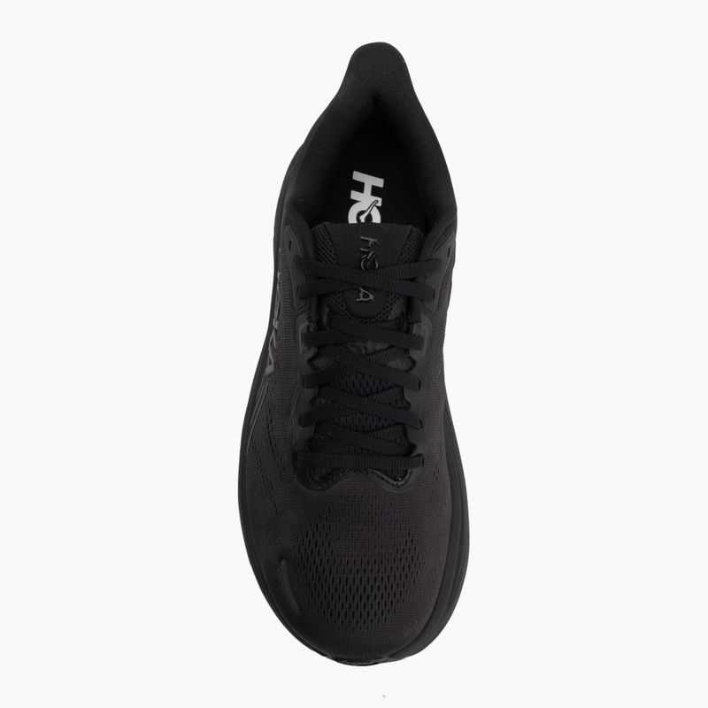 Men's running shoes HOKA Clifton 11 X-Wide black/black 5
