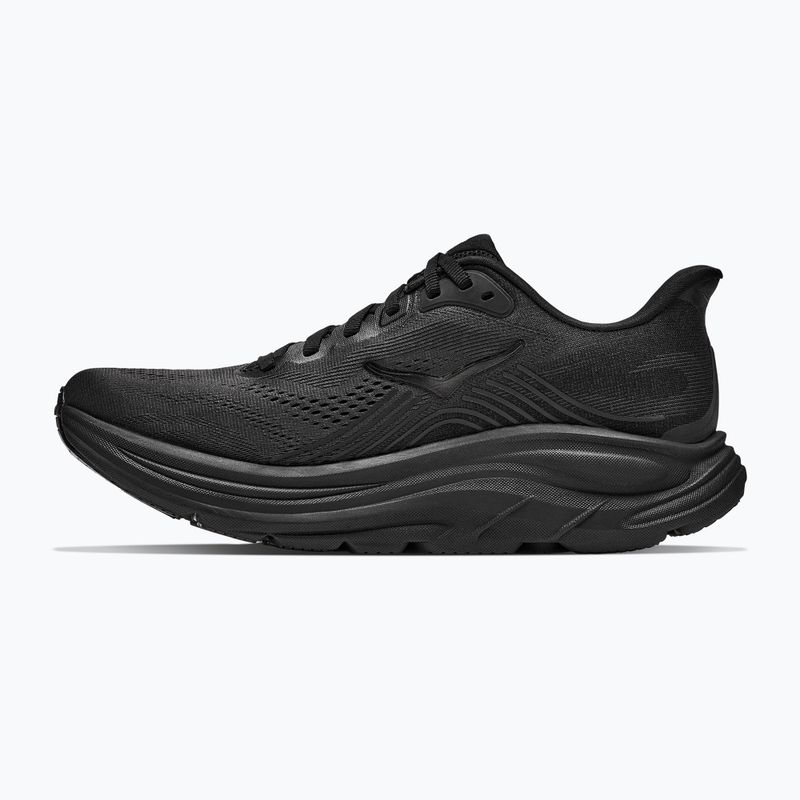 Women's running shoes HOKA Clifton 11 X-Wide black/black 3