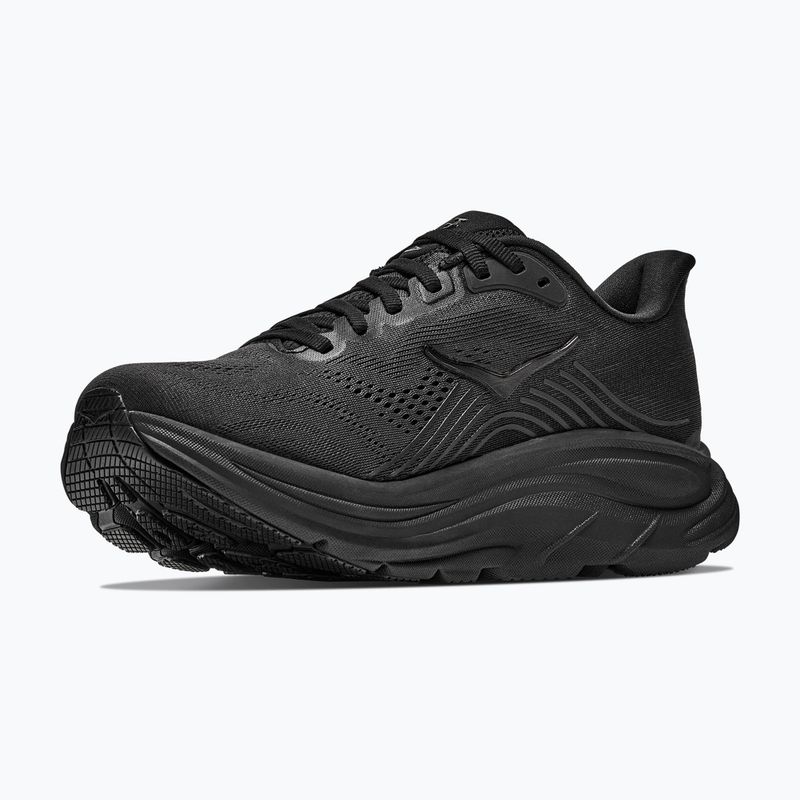 Women's running shoes HOKA Clifton 11 X-Wide black/black 4