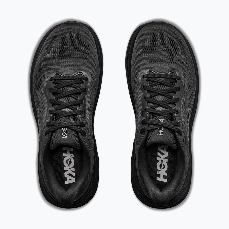 Women's running shoes HOKA Clifton 11 X-Wide black/black 8