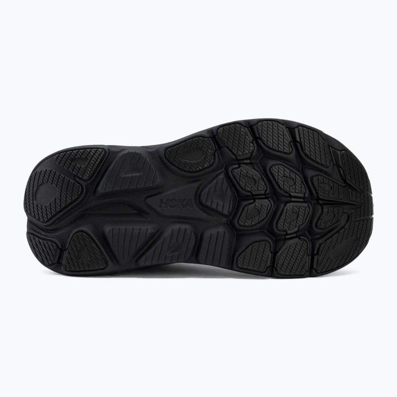 Women's running shoes HOKA Clifton 11 X-Wide black/black 4