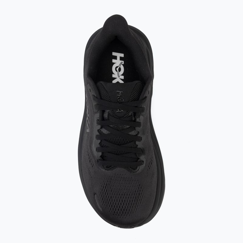 Women's running shoes HOKA Clifton 11 X-Wide black/black 5