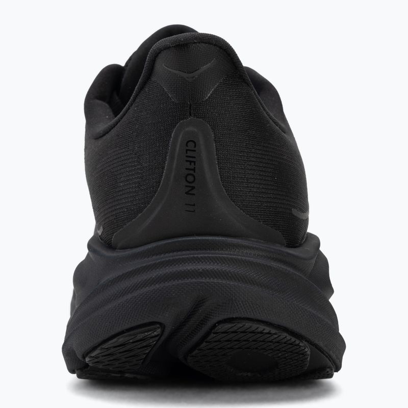 Women's running shoes HOKA Clifton 11 X-Wide black/black 6