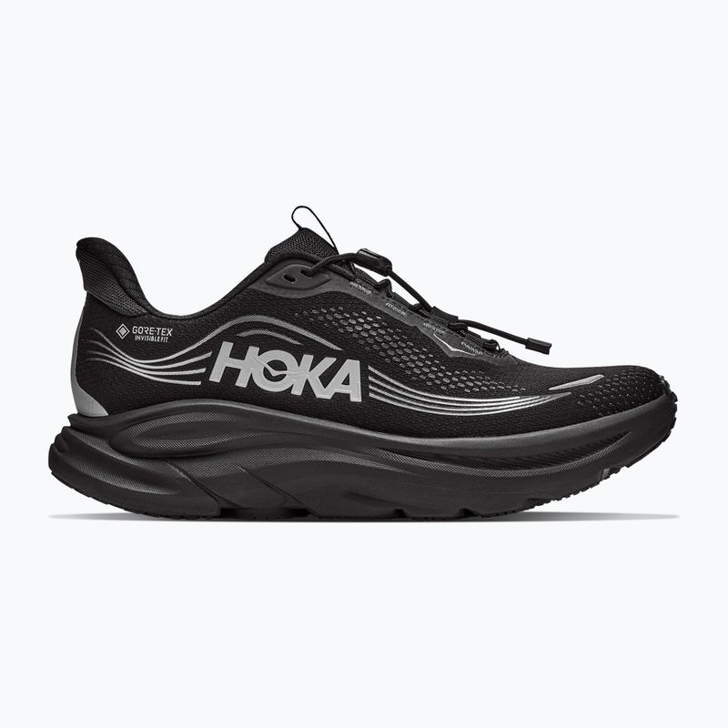 Men's running shoes HOKA Clifton 11 GTX Wide black/black 2
