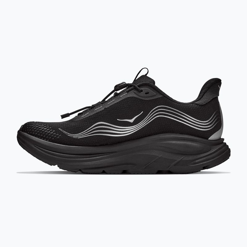 Men's running shoes HOKA Clifton 11 GTX Wide black/black 3