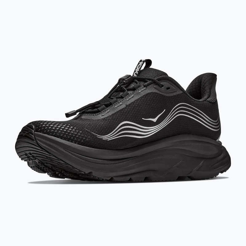 Men's running shoes HOKA Clifton 11 GTX Wide black/black 4
