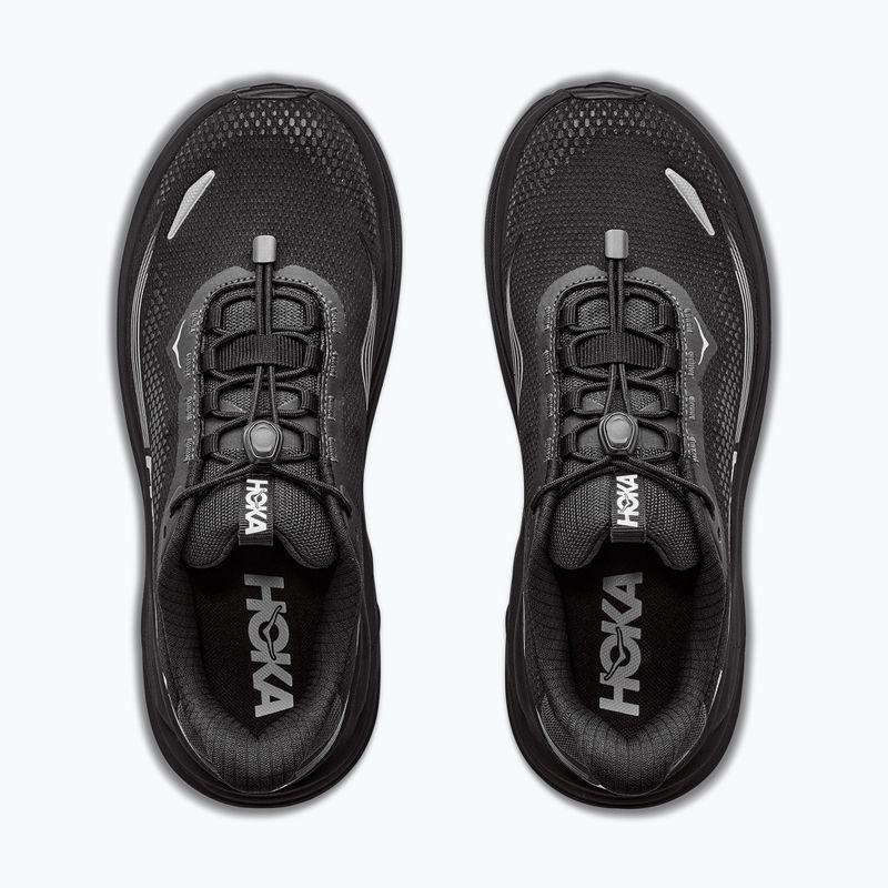 Men's running shoes HOKA Clifton 11 GTX Wide black/black 8