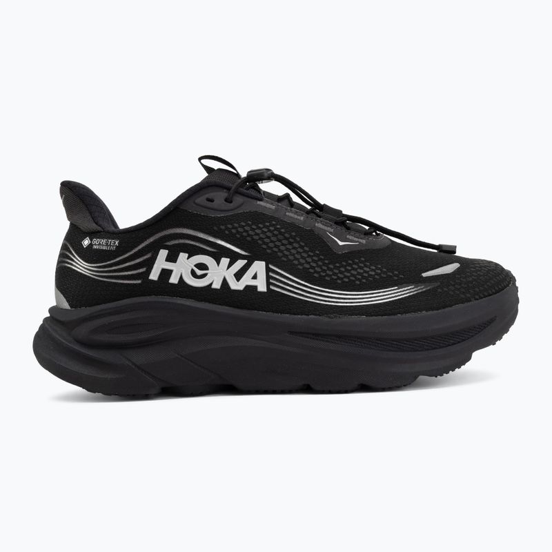 Men's running shoes HOKA Clifton 11 GTX Wide black/black 2
