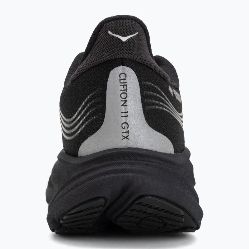 Men's running shoes HOKA Clifton 11 GTX Wide black/black 6