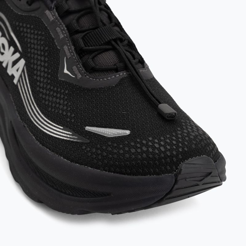 Men's running shoes HOKA Clifton 11 GTX Wide black/black 7