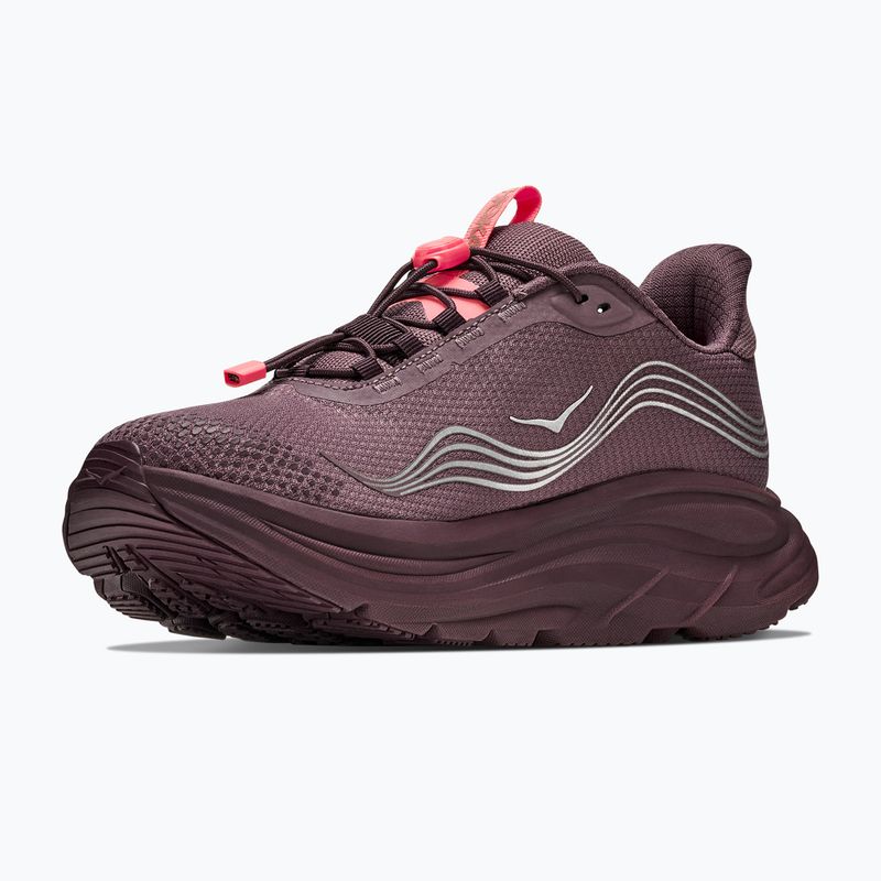 Women's running shoes HOKA Clifton 11 GTX Wide smoky quartz/deep mauve 4