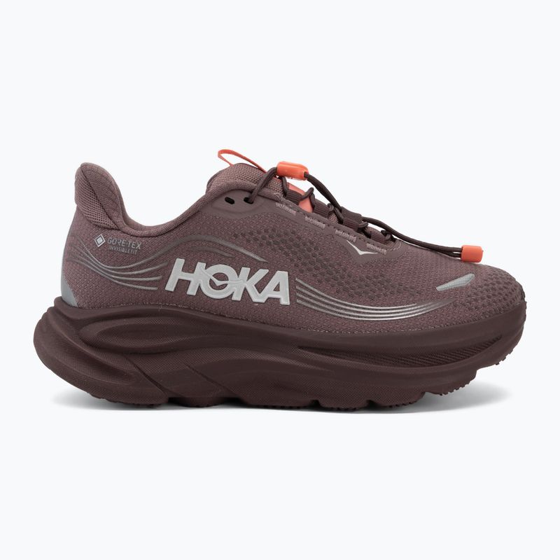 Women's running shoes HOKA Clifton 11 GTX Wide smoky quartz/deep mauve 2