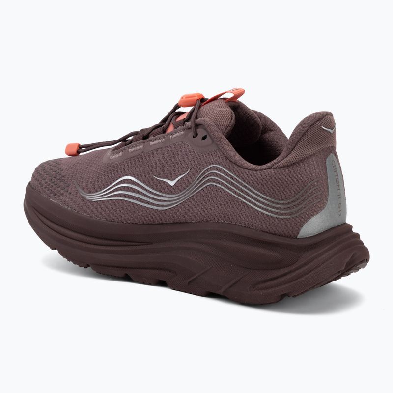Women's running shoes HOKA Clifton 11 GTX Wide smoky quartz/deep mauve 3