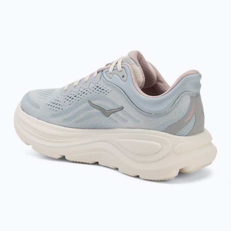 Women's running shoes HOKA Bondi 9 GLM alabaster/mineral blue 3
