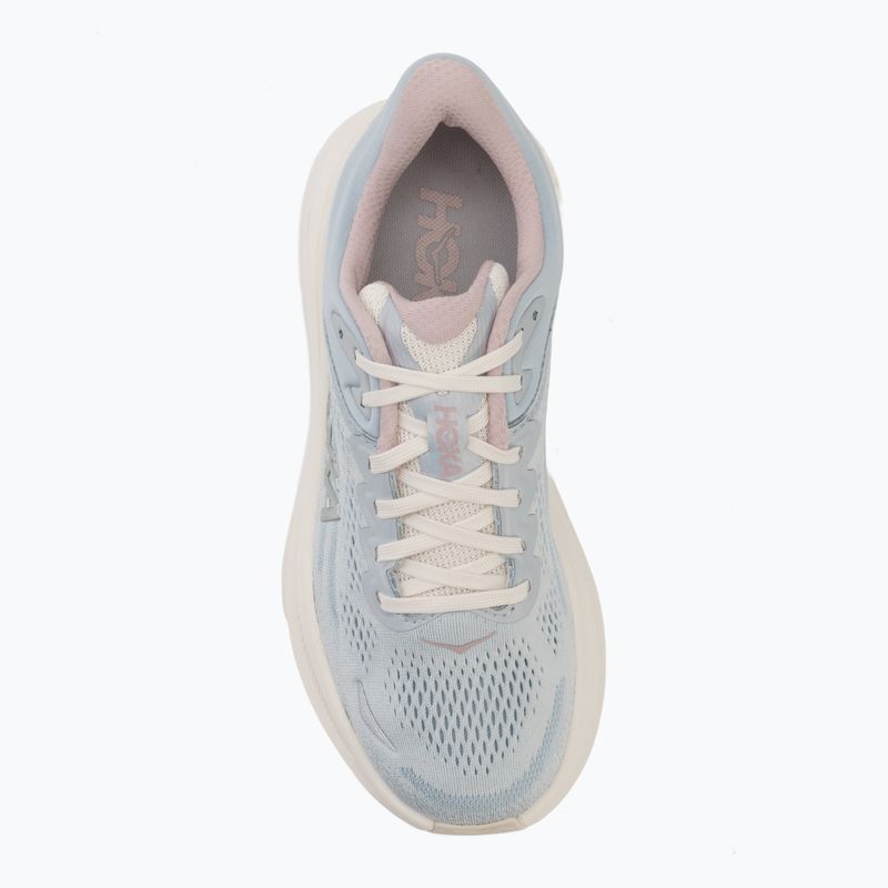 Women's running shoes HOKA Bondi 9 GLM alabaster/mineral blue 5