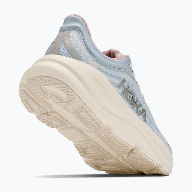 Women's running shoes HOKA Bondi 9 GLM alabaster/mineral blue 3