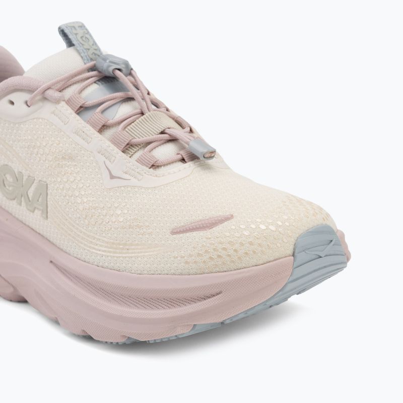 Women's running shoes HOKA Clifton 11 GTX GLM alabaster/pink opal 7