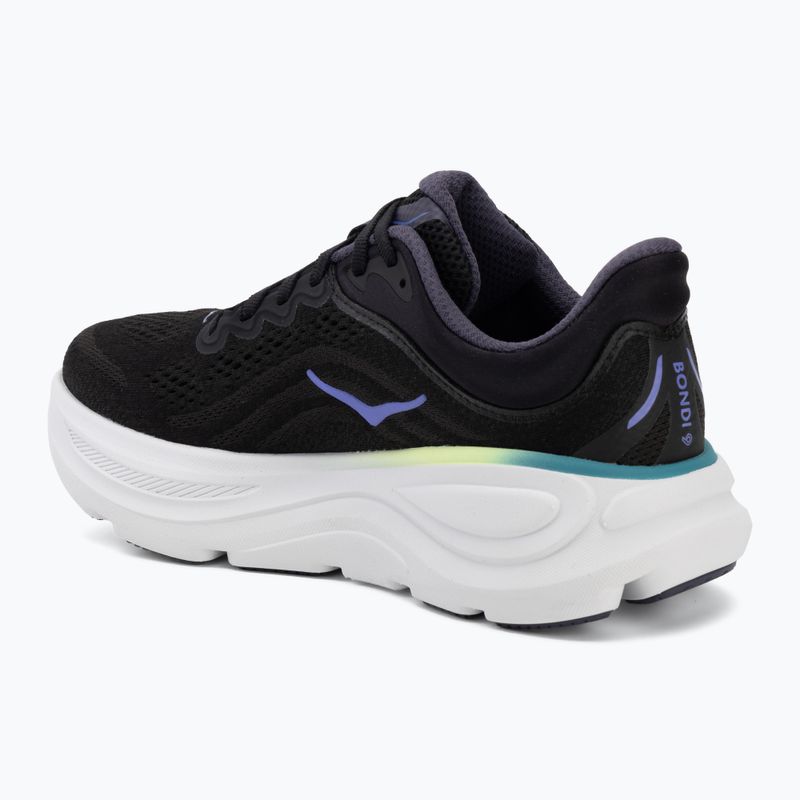 Women's running shoes HOKA Bondi 9 black/neon dragonfruit 3