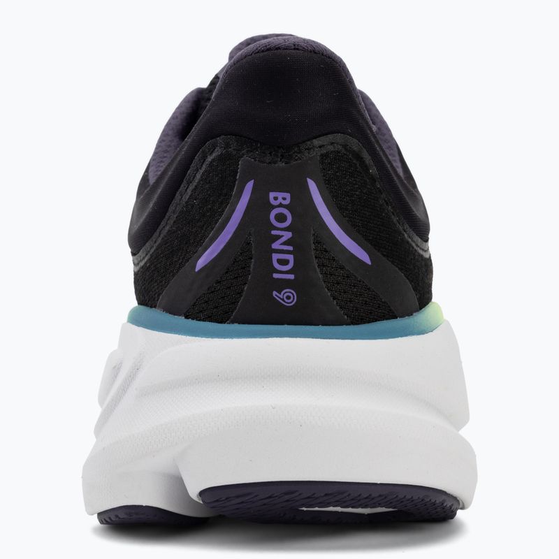 Women's running shoes HOKA Bondi 9 black/neon dragonfruit 6