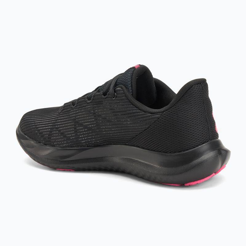 Women's running shoes Under Armour Charged Speed Swift black/black/super pink 3