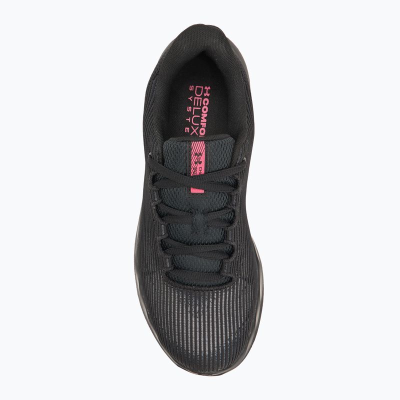 Women's running shoes Under Armour Charged Speed Swift black/black/super pink 5
