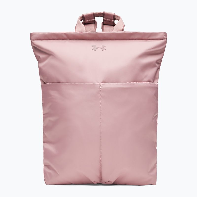 Women's city backpack Under Armour Studio Lite 16 l tourmaline pink/maroon mist