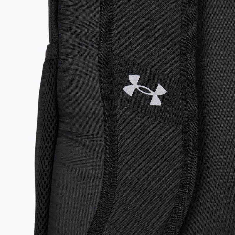 Backpack Under Armour Hustle Sport 6.0 26 l black/black/metallic silver 6