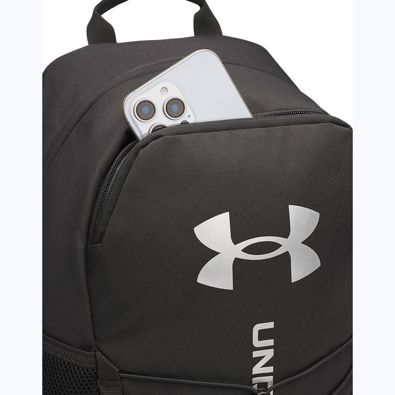 Backpack Under Armour Hustle Sport 6.0 26 l black/black/metallic silver 10