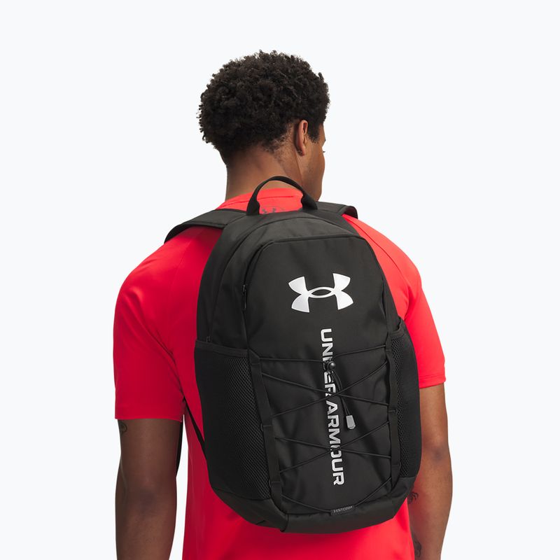 Backpack Under Armour Hustle Sport 6.0 26 l black/black/metallic silver 12