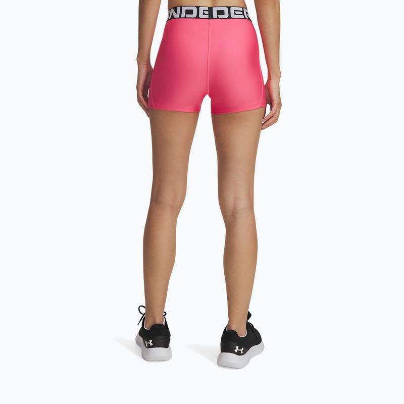 Women's shorts Under Armour HG Authentics horizon super pink/white 3