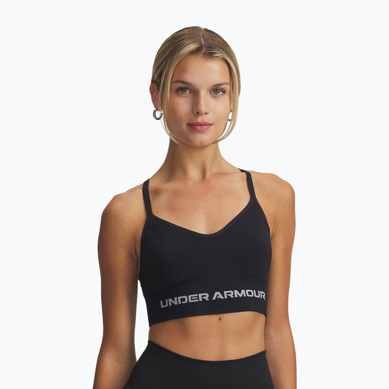 Training bra Under Armour Vanish Seamless Low black/steel