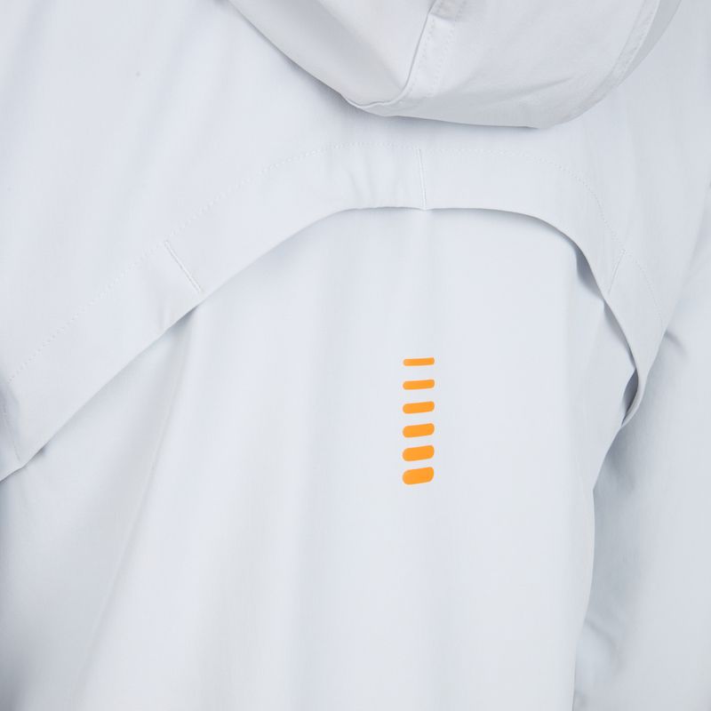 Women's running jacket Under Armour Outrun The Storm halo gray/squad orange 5