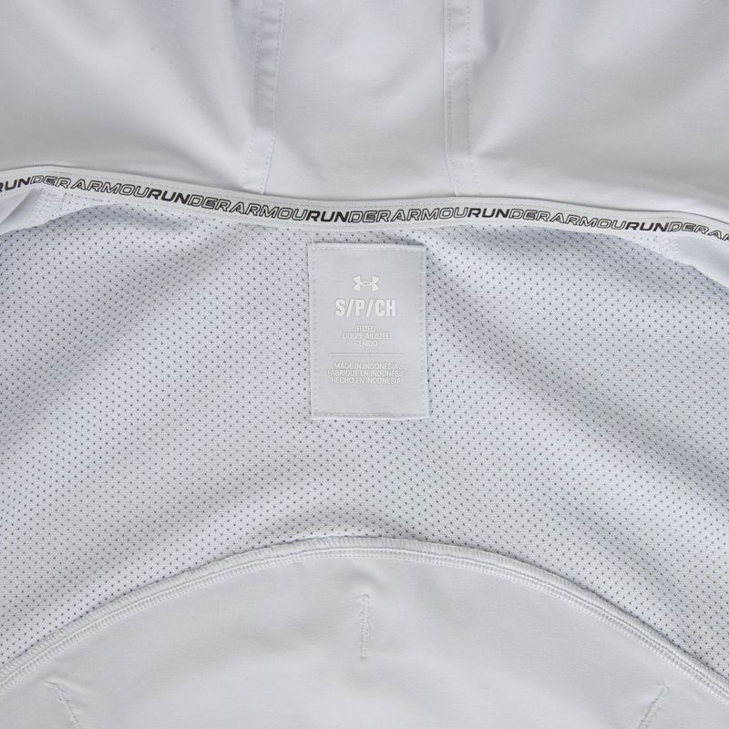 Women's running jacket Under Armour Outrun The Storm halo gray/squad orange 7