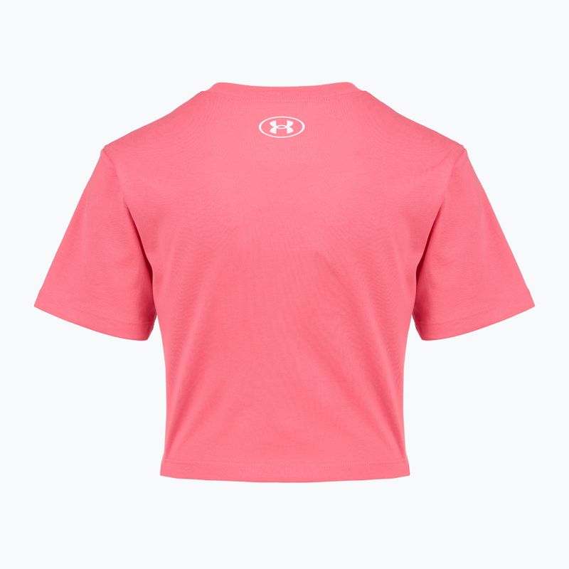 Children's T-shirt Under Armour Rival pink 2