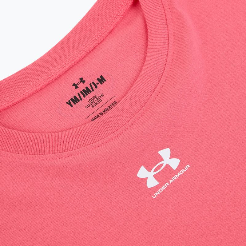 Children's T-shirt Under Armour Rival pink 3